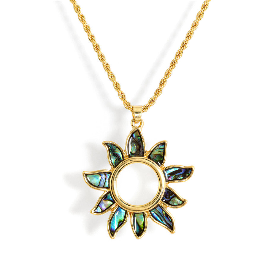 Abalone Sun Necklace