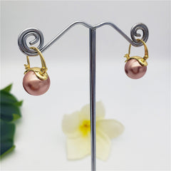 Pearl Hoop Earrings In Different Colors