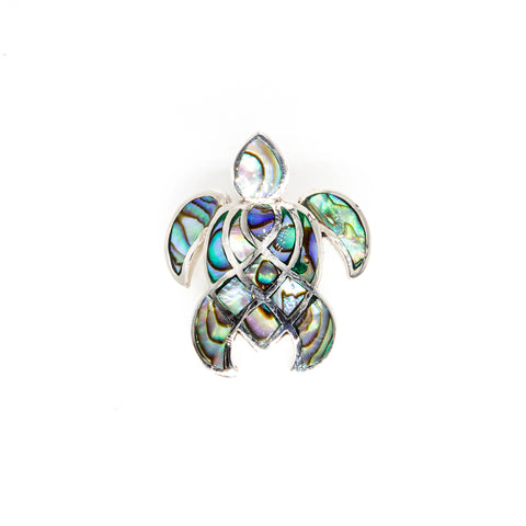 Hawaiian Abalone Turtle Pendant