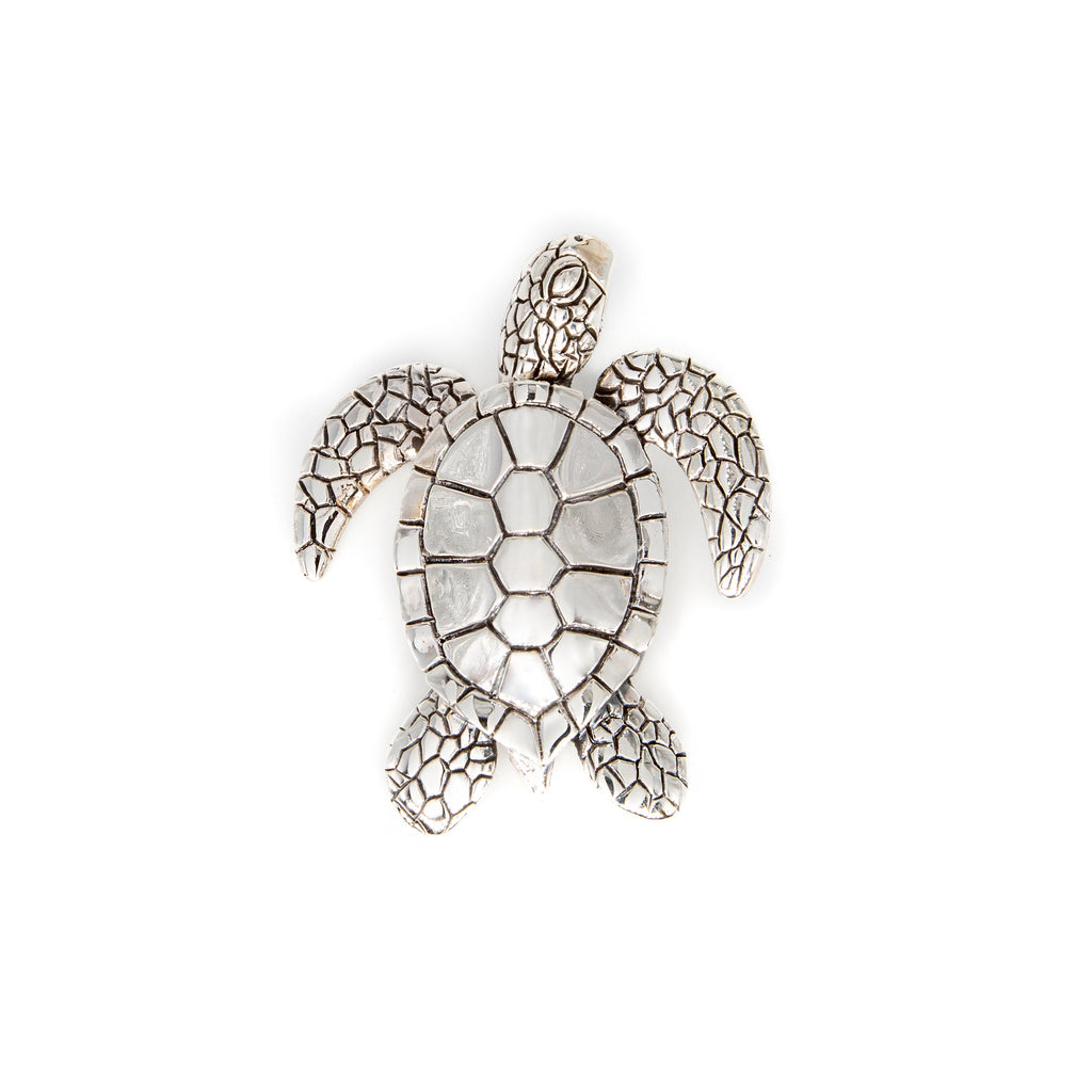 Oxidized Hawaiian Turtle Pendant In Different Styles