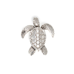 Oxidized Hawaiian Turtle Pendant In Different Styles