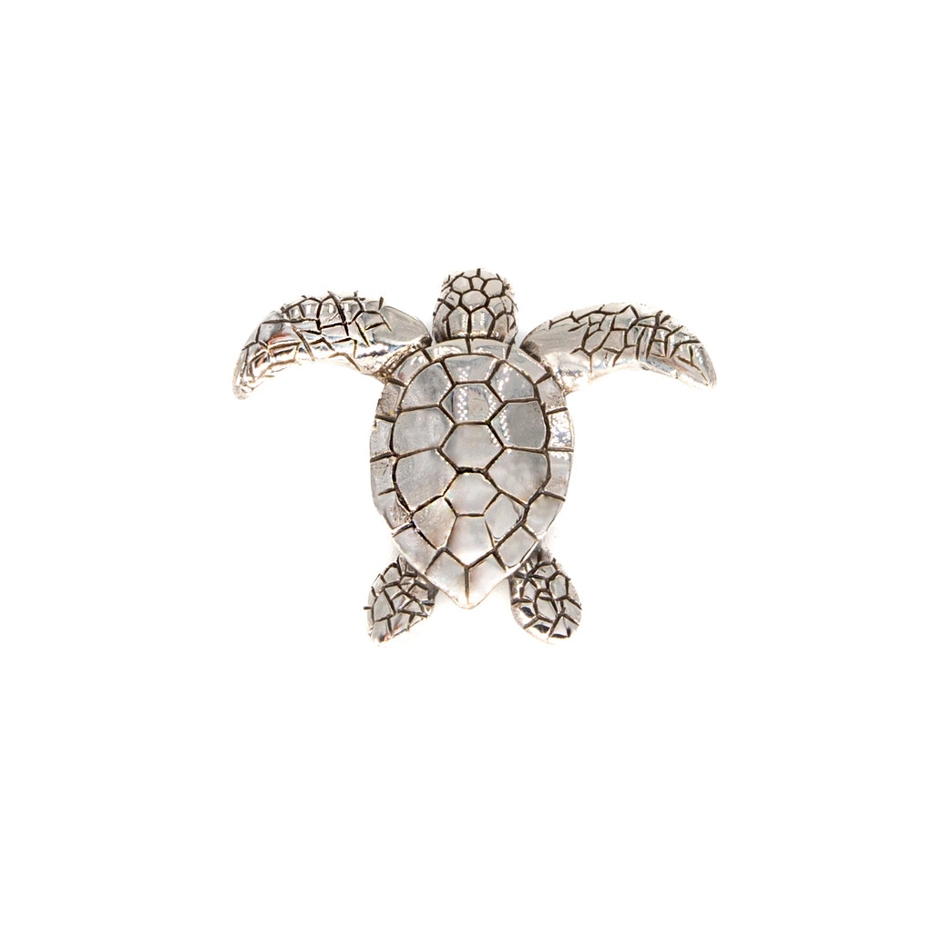 Oxidized Hawaiian Turtle Pendant In Different Styles