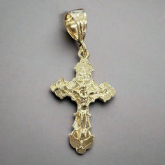 Golden Cross Pendant In 2 Different Styles