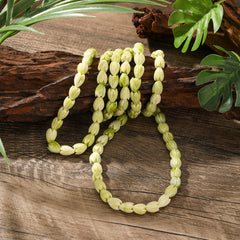 Hawaiian Green Pikake Flower Beads Necklace