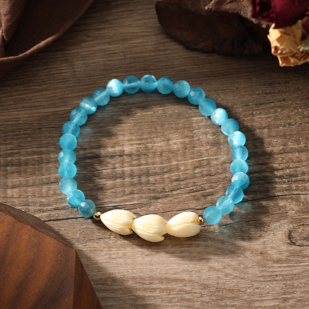 Turquoise Bead Bracelets In 3 Different Styles