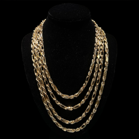 14k Gold Plated Milano Chain - 5mm 925 Sterling Silver In 4 Different Sizes