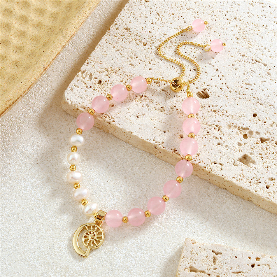 Bracelet With Beads & Pearls In Different Hawaiian Charms