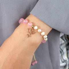 Bracelet With Beads & Pearls In Different Hawaiian Charms