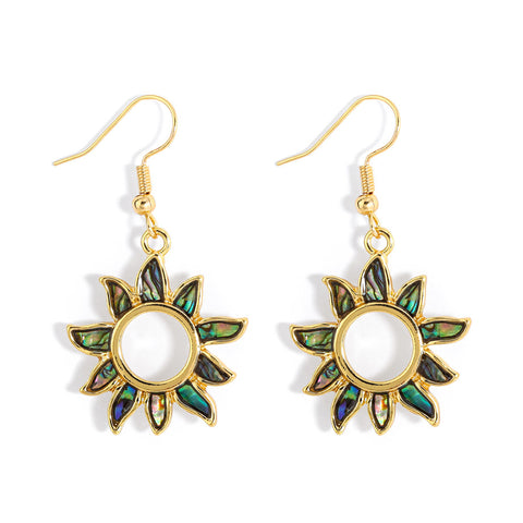 Abalone Sun Earrings