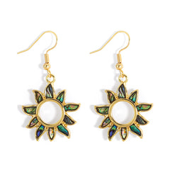 Abalone Sun Earrings