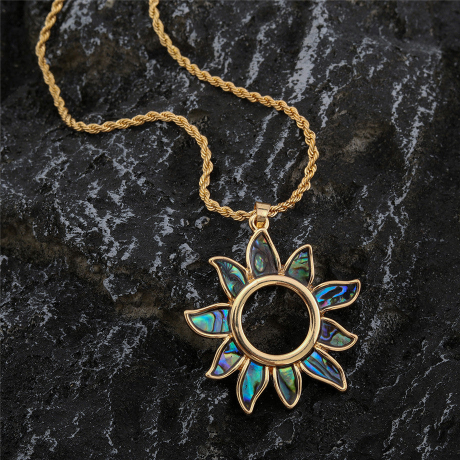 Abalone Sun Necklace