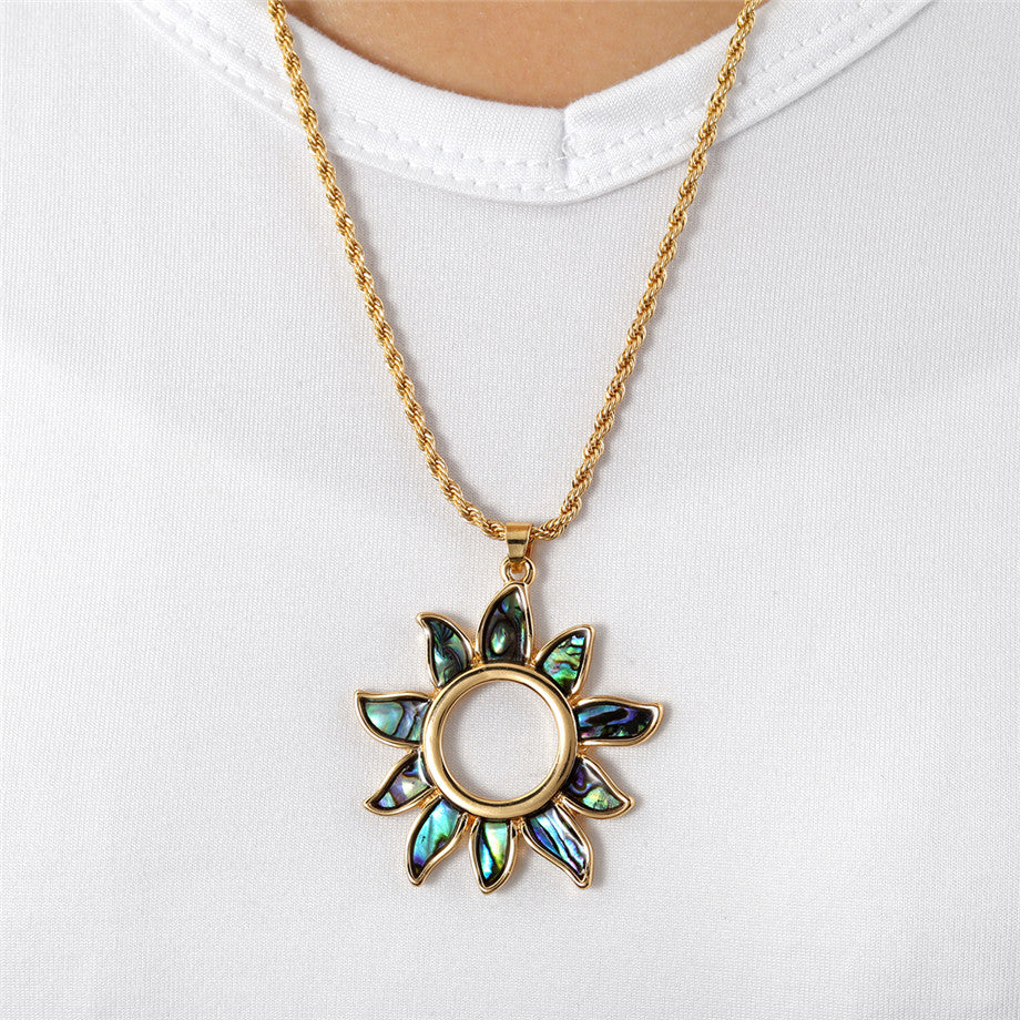 Abalone Sun Necklace