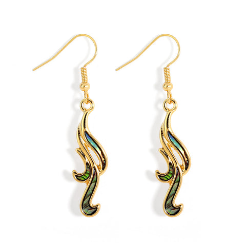 Abalone Blowing Winds Earrings