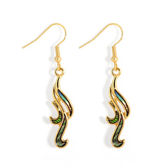 Abalone Blowing Winds Earrings