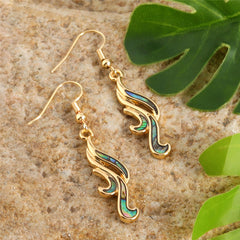 Abalone Blowing Winds Earrings