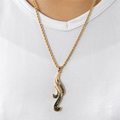 Abalone Blowing Winds Necklace