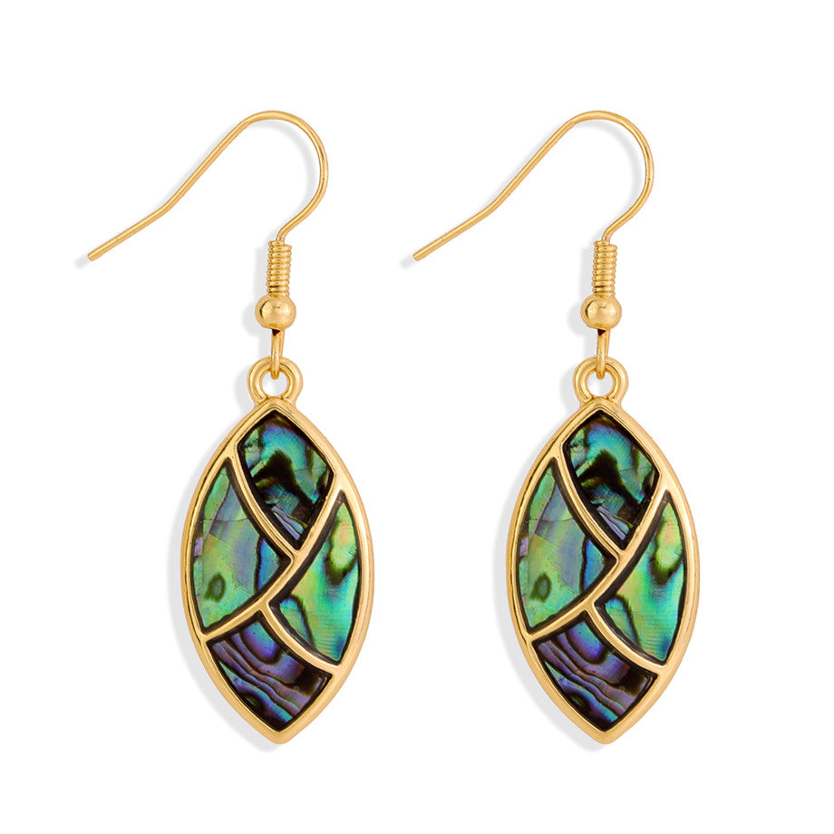 Abalone Oval Earrings