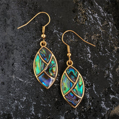 Abalone Oval Earrings