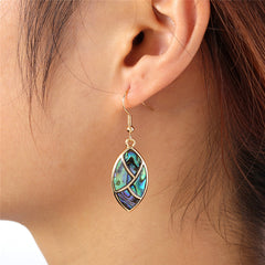 Abalone Oval Earrings