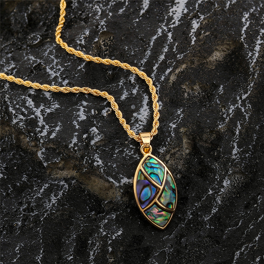 Abalone Oval Necklace