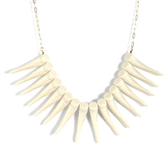 Hawaiian Ula Nifo Necklace With White Teeth In 2 Different Styles