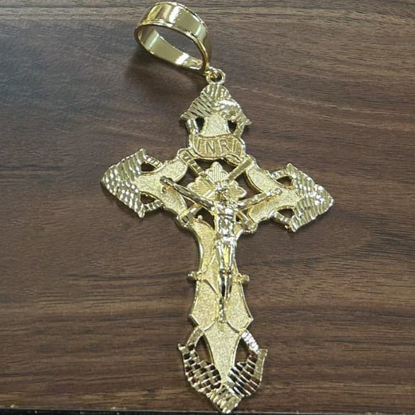 Golden Cross Pendant In 2 Different Styles