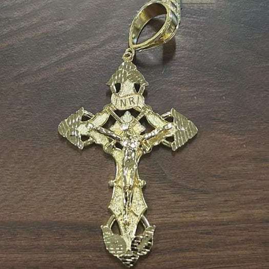 Golden Cross Pendant In 2 Different Styles