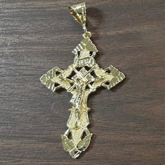 Golden Cross Pendant In 2 Different Styles