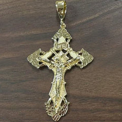 Golden Cross Pendant In 2 Different Styles