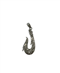 Fish Hook Pendant In 2 Different Styles