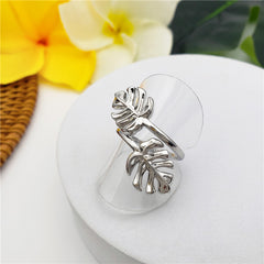 Hawaiian Monstera Leaf Ring