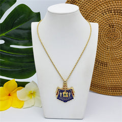 Kingdom Of Hawaii Coat Of Arms Necklace In 3 Colors