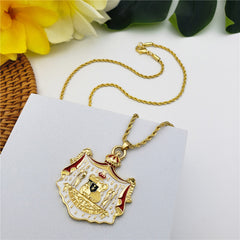 Kingdom Of Hawaii Coat Of Arms Necklace In 3 Colors