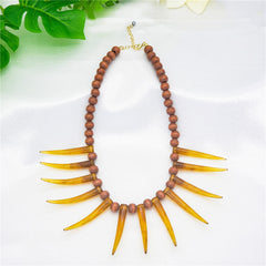 Hawaiian Ula Nifo Necklace In 2 Different Styles With Tiger's Eye Teeth