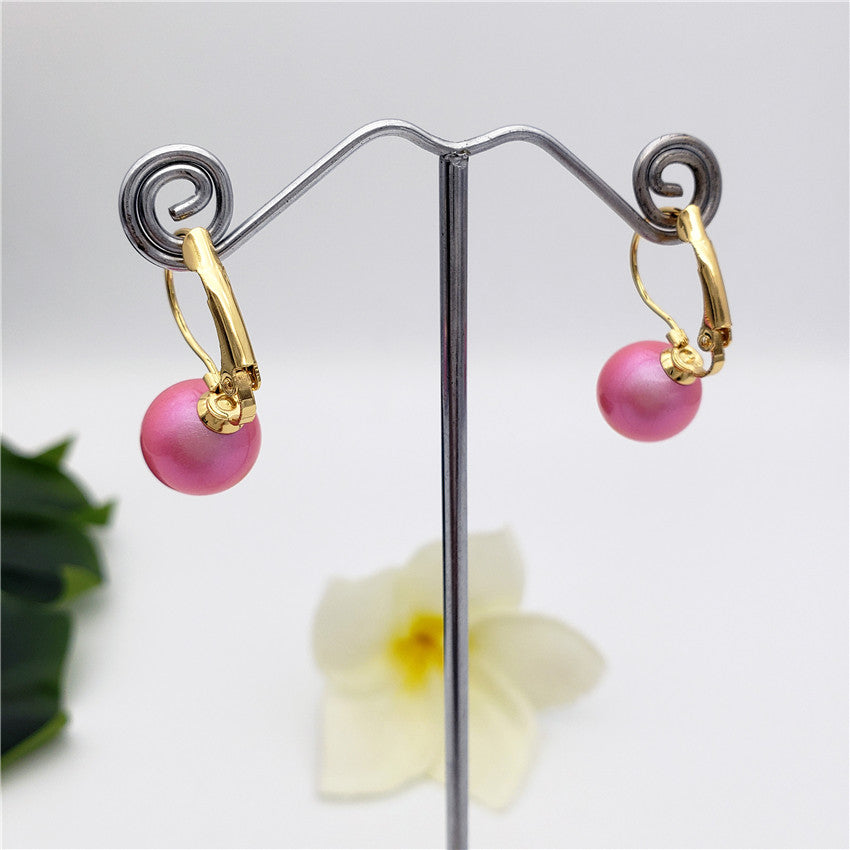 Pearl Hook Earrings In Different Colors