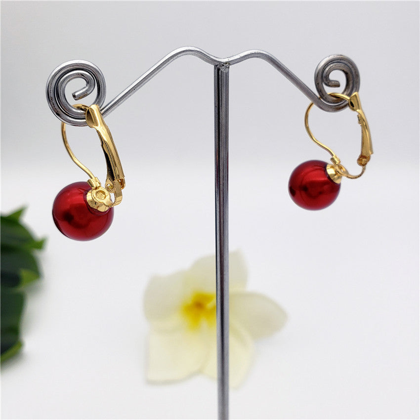 Pearl Hook Earrings In Different Colors