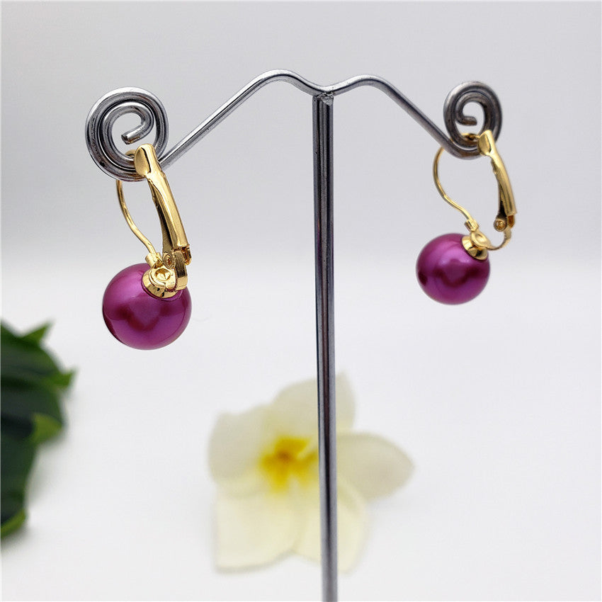 Pearl Hook Earrings In Different Colors