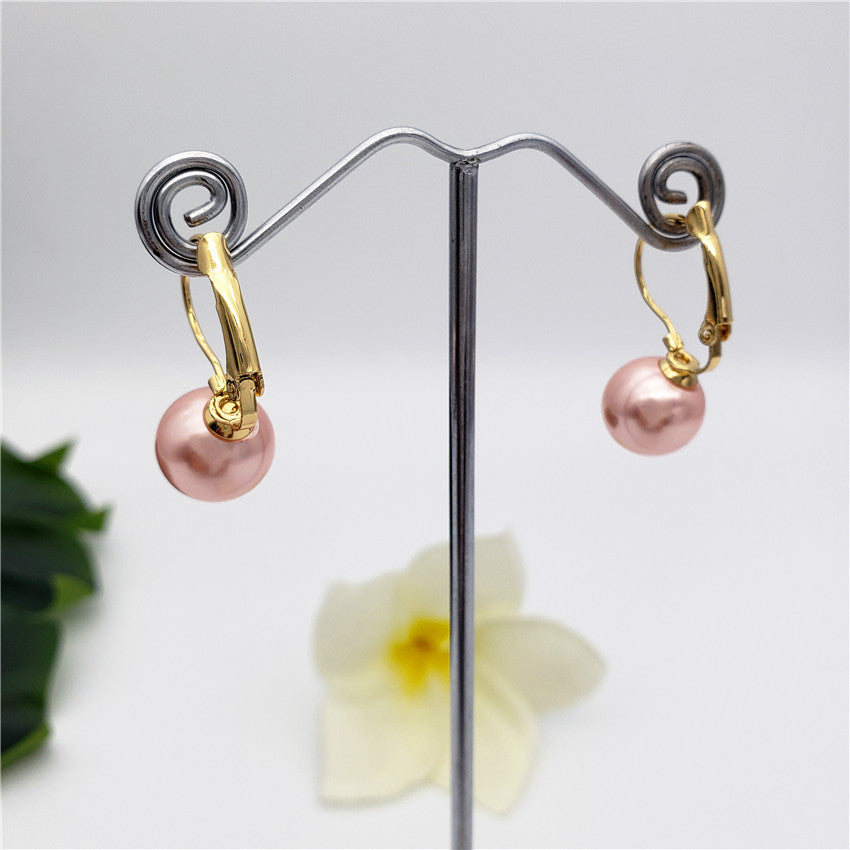 Pearl Hook Earrings In Different Colors