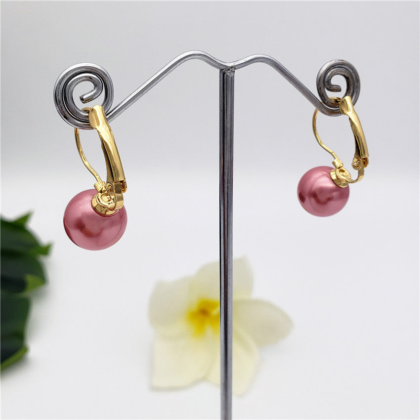 Pearl Hook Earrings In Different Colors