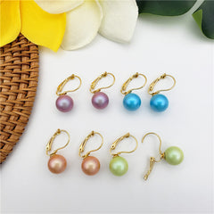 Pearl Hook Earrings In Different Colors