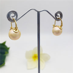 Pearl Hoop Earrings In Different Colors