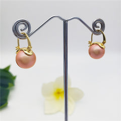 Pearl Hoop Earrings In Different Colors