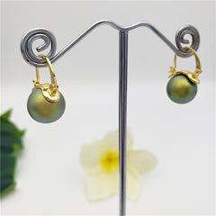 Pearl Hoop Earrings In Different Colors