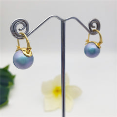 Pearl Hoop Earrings In Different Colors