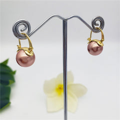 Pearl Hoop Earrings In Different Colors