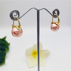 Pearl Hoop Earrings In Different Colors