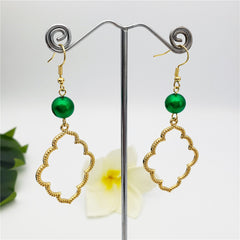 Cloud Earrings Sustained With A Pearl In 2 Different Colors